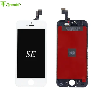 

Fftrends 30pcs 100% Tested For iPhone SE LCD Screen Display Touch Digitizer Glass Panel Full Assembly Black White Free Shipping