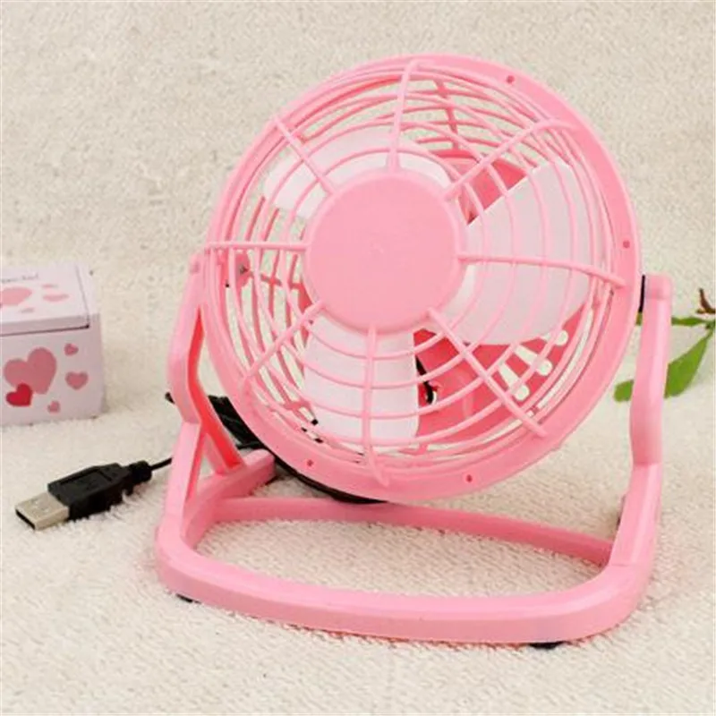 Usb Rechargeable Student Battery Desk Table Bedside Mini Fan Electric Portable Rotary Small Fan Exhaust Mini 4 inch Mute