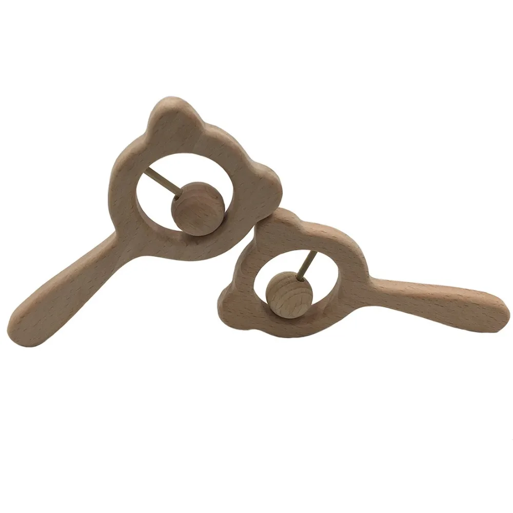 Baby Toys Beech Wood Bear Hand Teething Wooden Ring Can Chew Beads Baby Rattles Play Gym Educational Toys Wood Safe Rattle Gift Baby Toys Beech Wood Bear Hand Teething Wooden Ring Can Chew Beads Baby Rattles Play Gym Educational Toys Wood Safe Rattle Gift