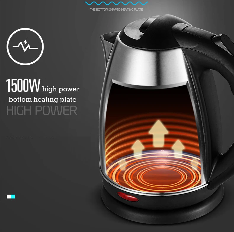 DMWD 1500 Вт сплит-стиль электрический чайник из нержавеющей стали горячий водогрейный котел автоматическое отключение чайник нагреватель чайник ЕС США вилка