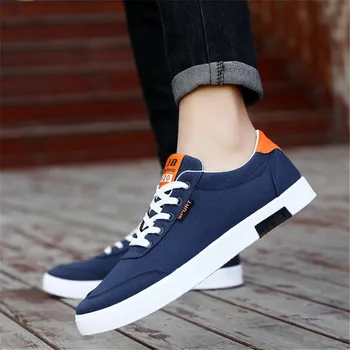 

2019 Summer Denim Men Canvas Running Shoes Outdoor Sports Lightweight Non-slip Male Sneakers Jogging Adult Shoes Chaussure Homme
