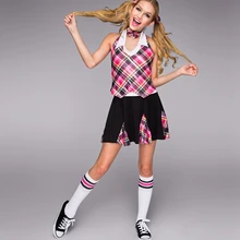 Тренировочная одежда для занятий гимнастикой для девочек балетная юбка-пачка, так и для женского шотландская клетка платье Одежда для танцев, костюм оригинальная современная одежда