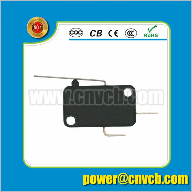 KW7-1C normally open medium lever black or green two pins mini micro switch
