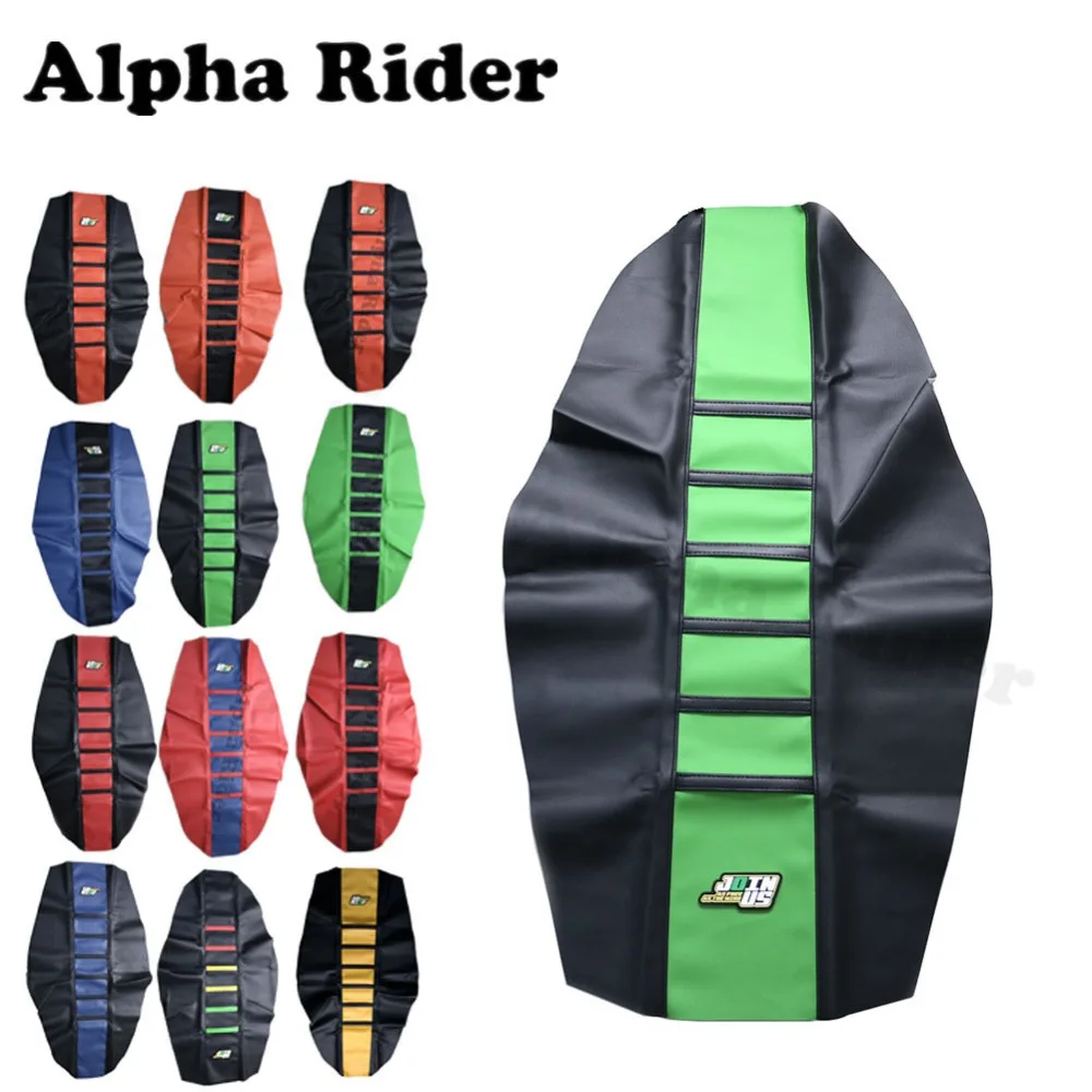 

Universal PU Soft Seat Cover Striped For Kawasaki KDX 200 220 250 400 420 450 KLX 125 145 300R 400R 450R 650R KX450F Off Road