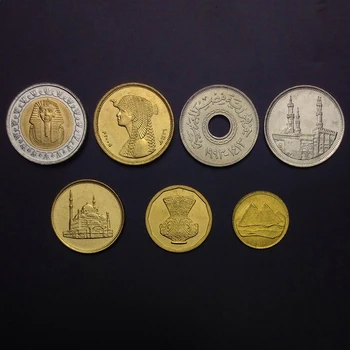 

7pcs Egypt coin original coin Not circulated