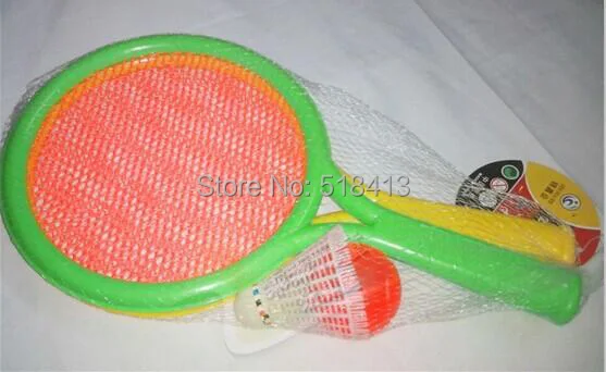 Спортивные игрушки типа двойного назначения Бадминтон/Теннисная ракетка Детская уличная унисекс пластиковая От 8 до 11 лет