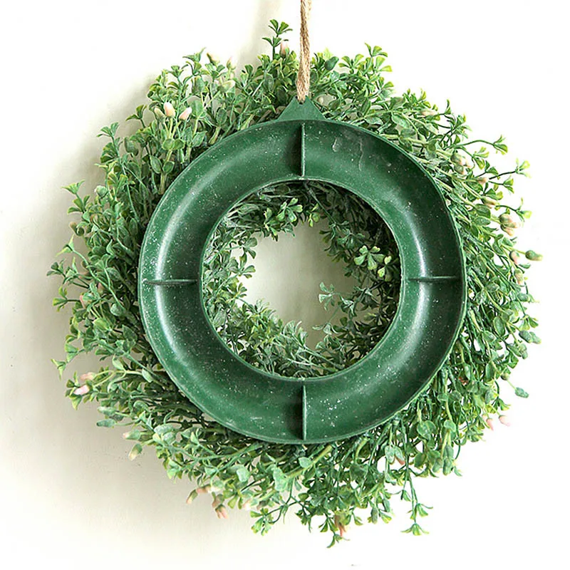 Artificial Flower Bud Rattan Wreath Door Decoration Hanging Wreaths Flowers Garland Artificial Grass for Home Door Decoration (1)