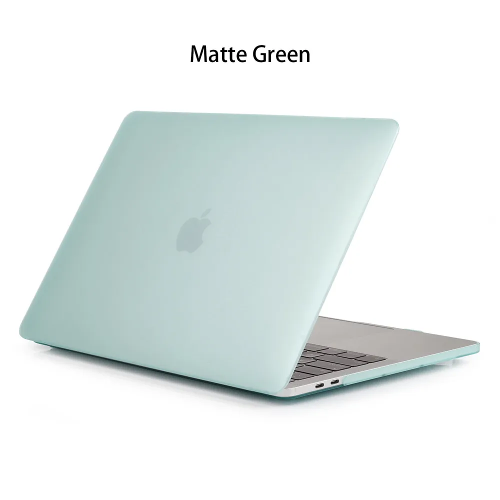 Кристальные Матовые чехлы для Apple Macbook Air Pro retina 11 12 13 15 сумки для ноутбуков для Macbook New Air 13 pro 16 A2141 чехол