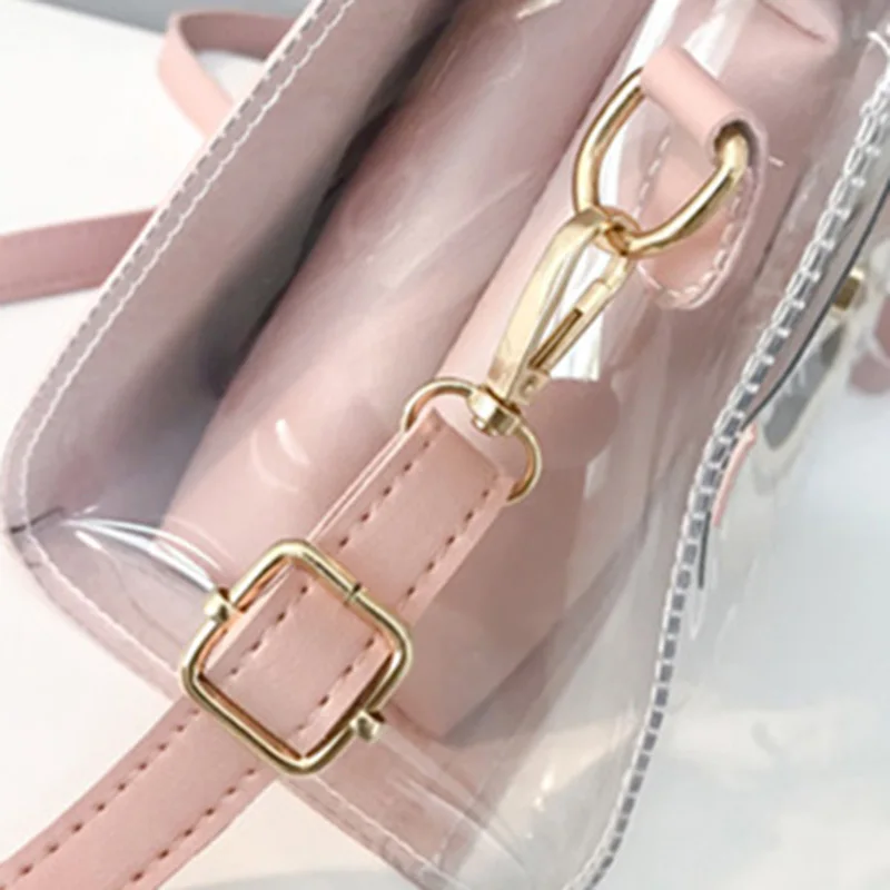 Hot Women Fashon Letter Transparent Handbag INS Popular Female Mini Shoulder Bags Travel Lady Exquisite Design Crossbody SS3480 (2)