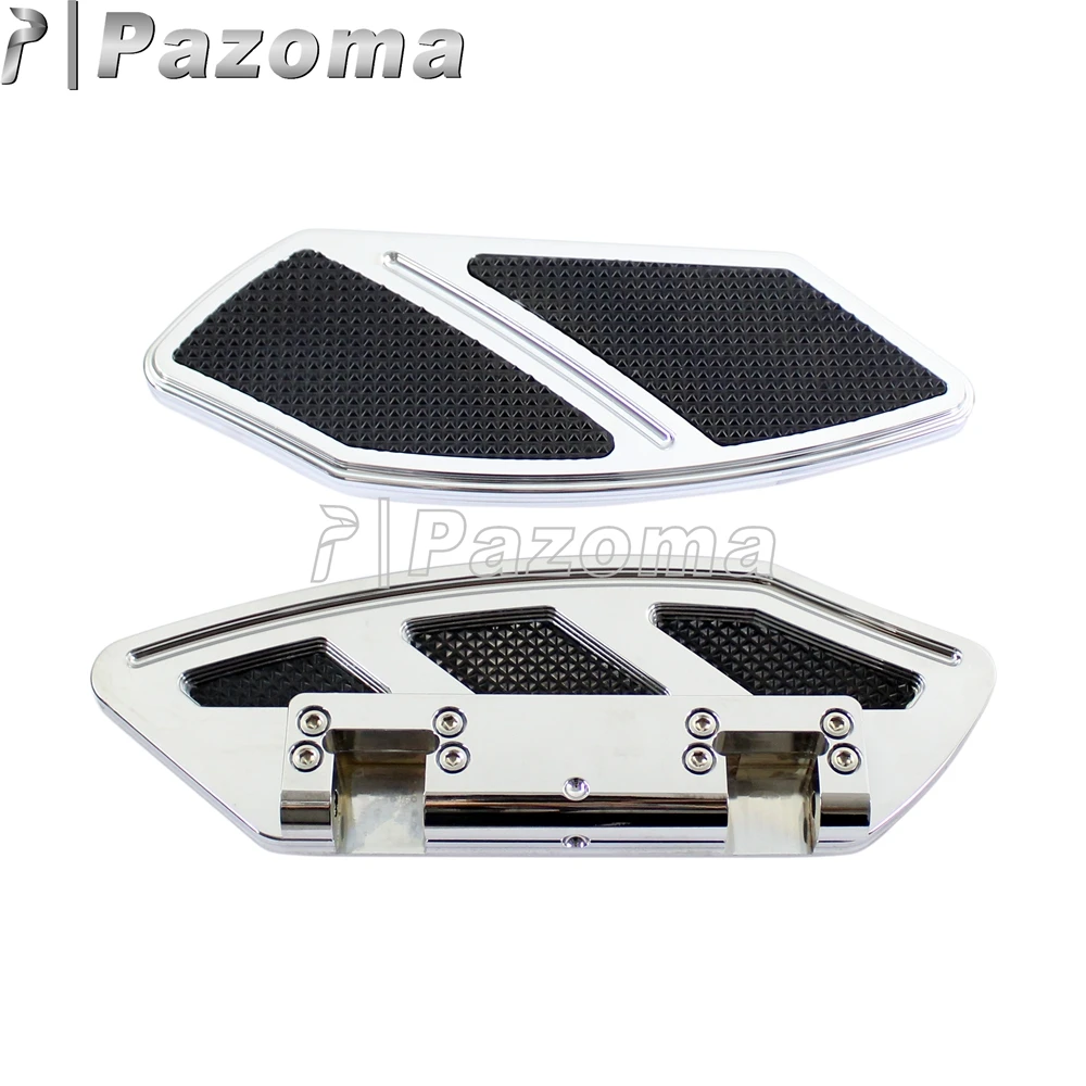 

Motorbike Driver Rear Passenger Footpeg Foot Rests Floorboards Pedal for Harley Softail Touring Road King 1984-2015