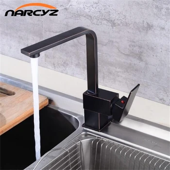 

Multiple Choices Kitchen Faucet Kitchen Cold And Hot Water Tap Black Deck Mounted 360 Degree Rotating Torneira Robinet XT-80