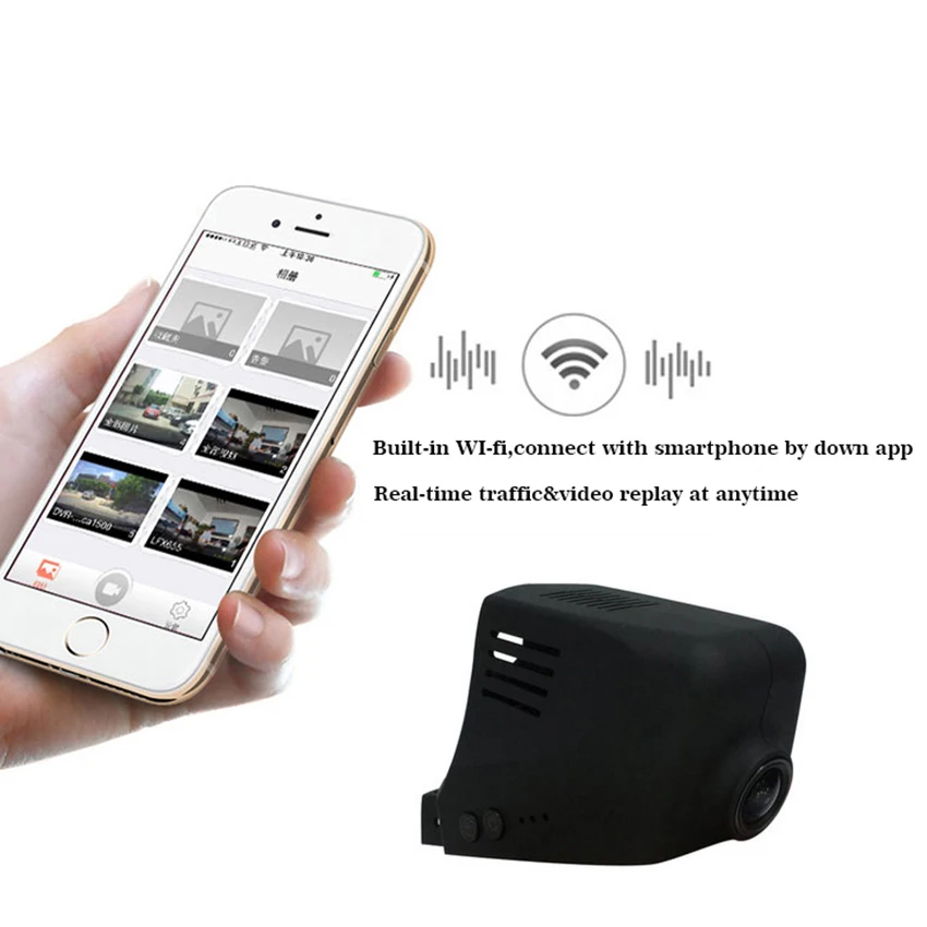 Liislee Car DVR Wifi Video Recorder Dash Cam Camera for Porsche Cayenne 92A Chassis E2 S V6 2011~2017 Night Vision APP Control14115