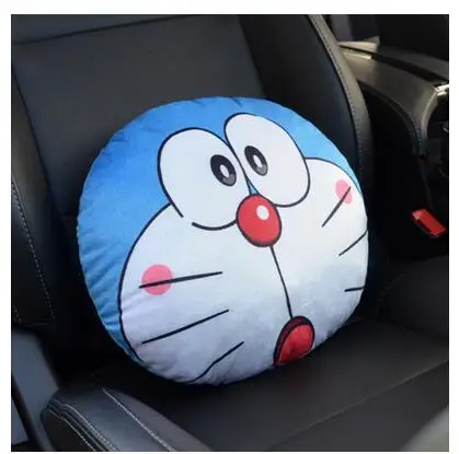 1 шт., мультяшная плюшевая подушка Doraemon, Автомобильная подушка безопасности, чехол для ремня, коробка для получения бумажных полотенец, коробка для салфеток, мягкая игрушка - Цвет: 1pc cushion