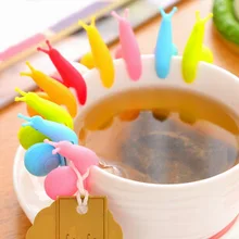 1/5/10 мини Чай зажим кружка висит милый Улитка чайная мешок висит Чай сумка подстаканник Чай комплект гаджетов Чай подарок Чай стойка для сумок Чай фильтр