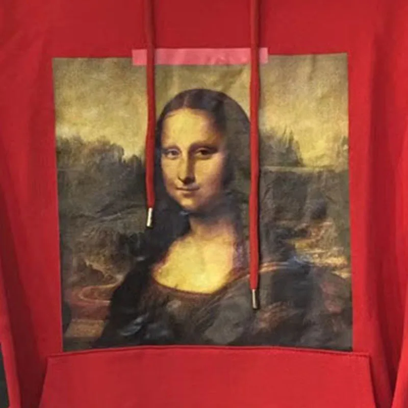 Лучшая версия Mona Lisa толстовки мужские и женские 1:1 качество 100% хлопок одежда