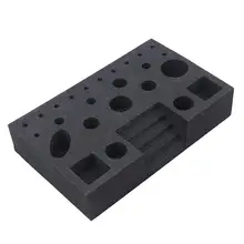 Mounchain Soft Foam Tool Caddy Fly Tying Tool Station Fly-tying Making Storage Platform EVA foam Base fishing accessories Black high quality fly tying vise with c clamp black handle steel stainless hard jaws rotary accessories fly fishing tying vice tool