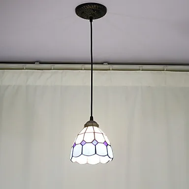 

Blue And White Vintage Lamp LED Pendant Lights Fixtures For Living Room Lustre Hanging Lights Lamparas Colgantes