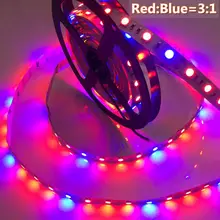 Светодиодный светильник для выращивания растений s 5050 Светодиодная лента DC12V Красный Синий 3:1, 4:1, 5:1, для теплицы гидропоники для выращивания растений IP20 IP65 светильник для роста