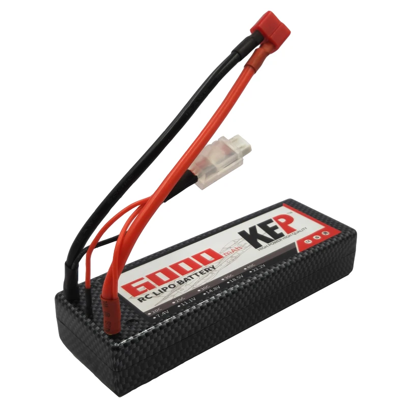 Высококачественный 1 шт. 2 3 RC Lipo аккумулятор 2S 7 4 в 6000 мач 35C твердый чехол