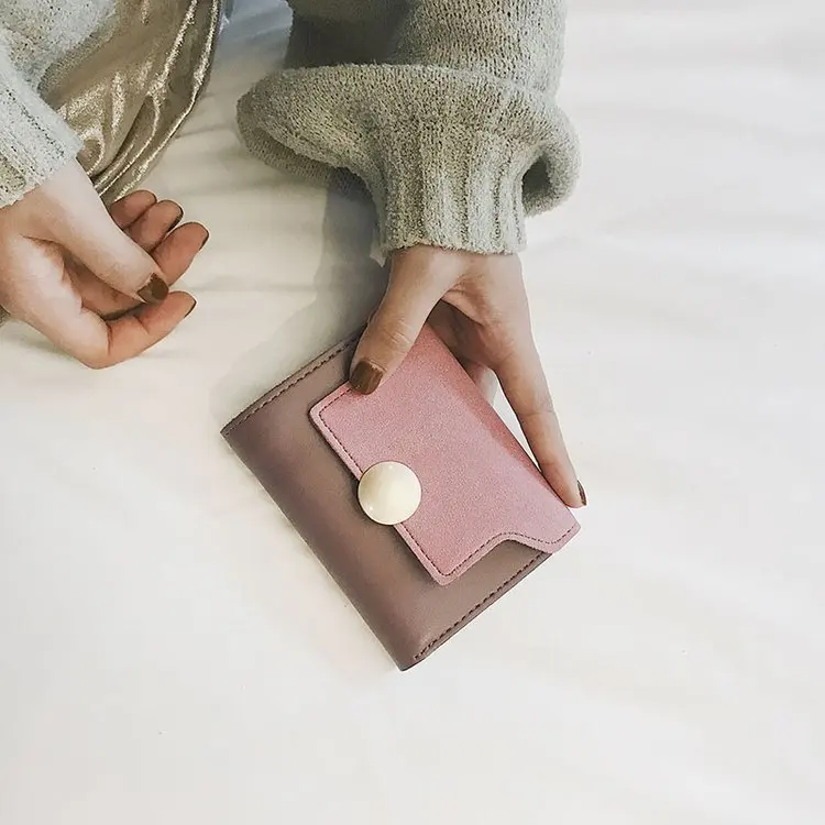 

Women Wallets Small Fashion Brand Leather Purse Women Ladies Card Bag For Women Clutch Women Female Purse Money Sequined Wallet
