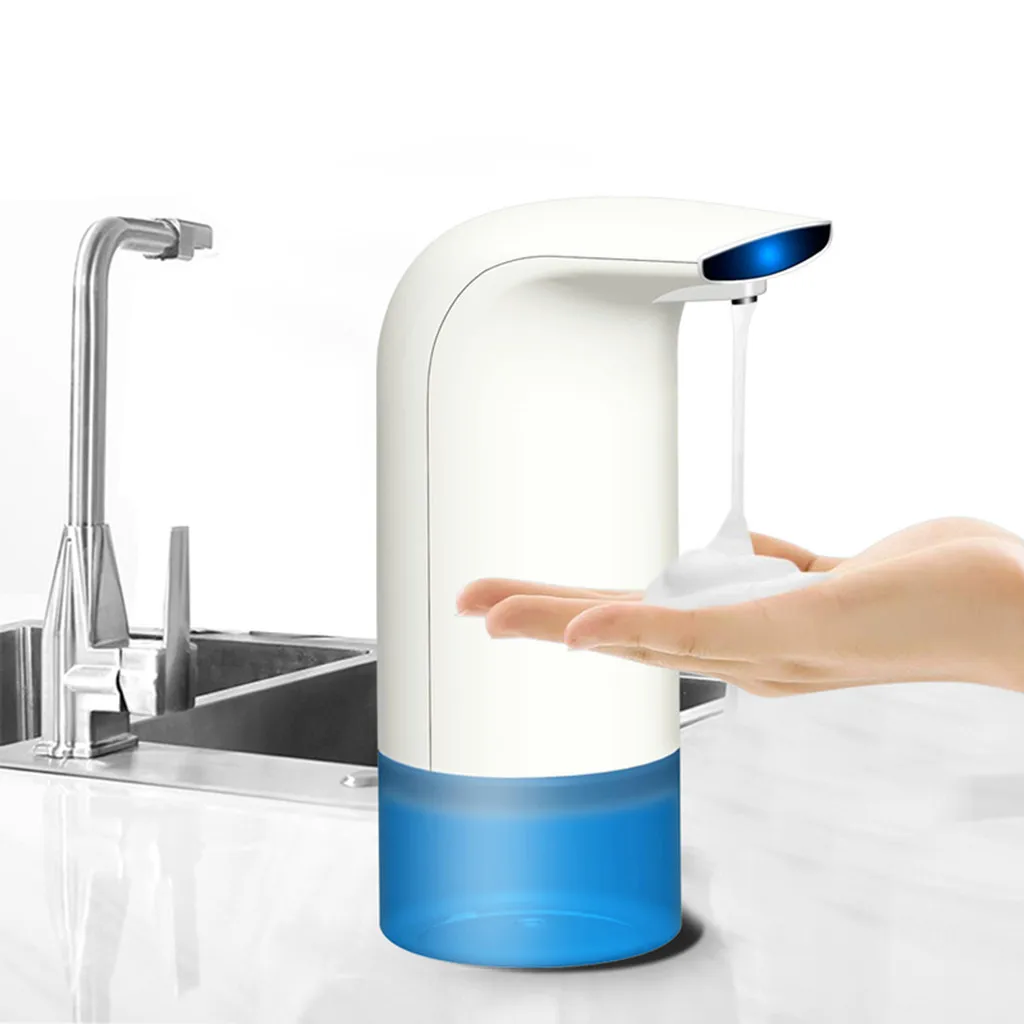 

NEW Good Automatic Foaming Hand Washer Dispenser Touch-less Soap Dispensers Washing Foaming White Color Bathroom Supplies