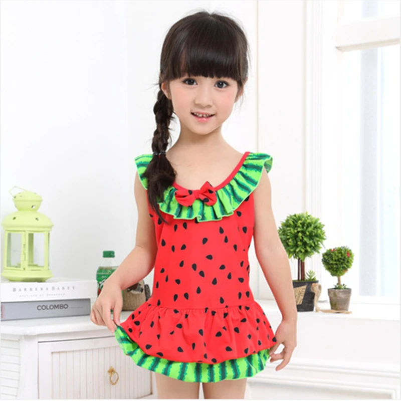 maillot de bain jupette fille