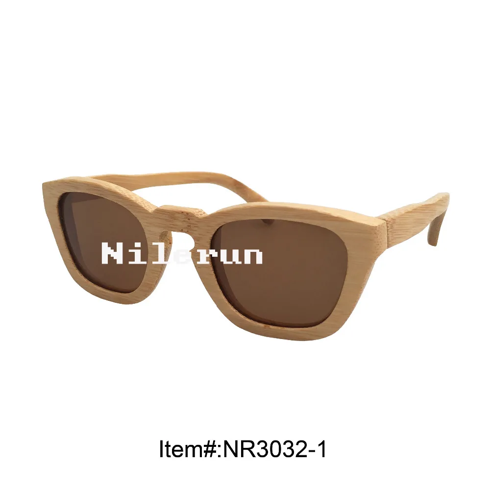 

brown polarizing handmade natural bamboo sunglasses