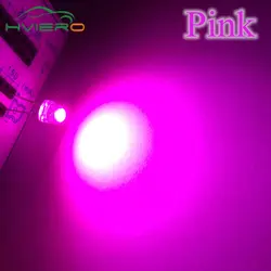 100 шт. диод Led F5 5 мм соломенная шляпа розовая вода прозрачный супер яркий широкий угол 900mcd светодиодные Диоды лампа F5 5 мм угол 5000MCD лампа