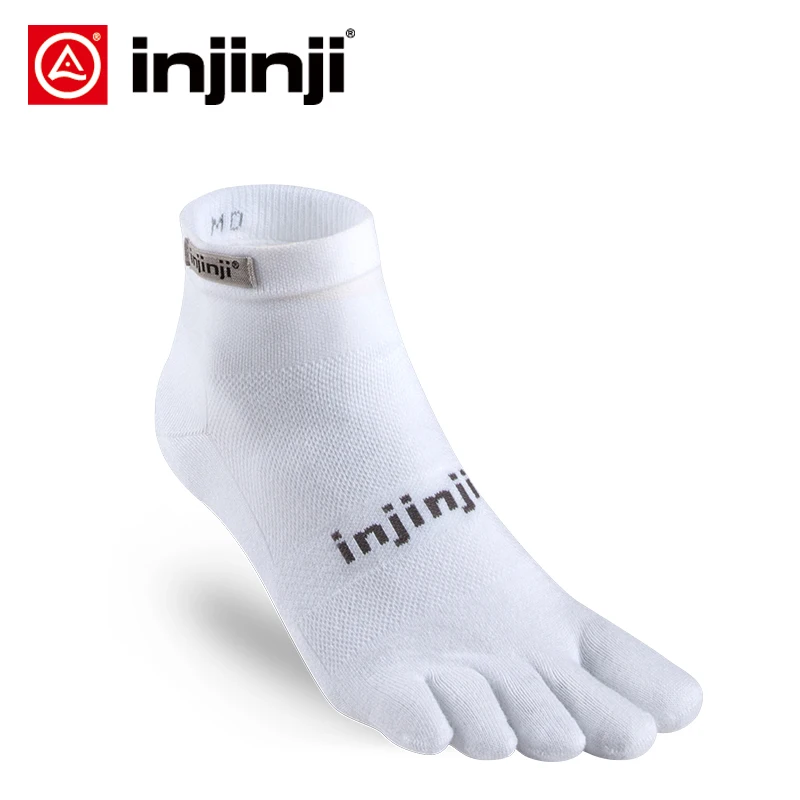 Injinji, носки с пятью пальцами, низкие, тонкие, для бега, волдырь, предотвращающие, чулки, Coolmax, мужские, быстросохнущие, одноцветные, для велоспорта, спортивные, мужские