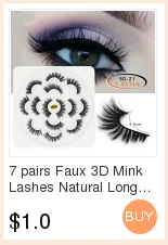 1 pair Natural Black Soft False Eyelashes 3D Mink Eyelash Eyelash Natural Eyelash Makeup Accessories Eyelash Extension