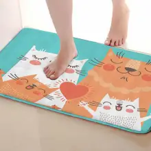 Кошки Стиль коврики для улицы, забавные Противоскользящие коврики для ванной, коврики, дверные коврики под входную дверь