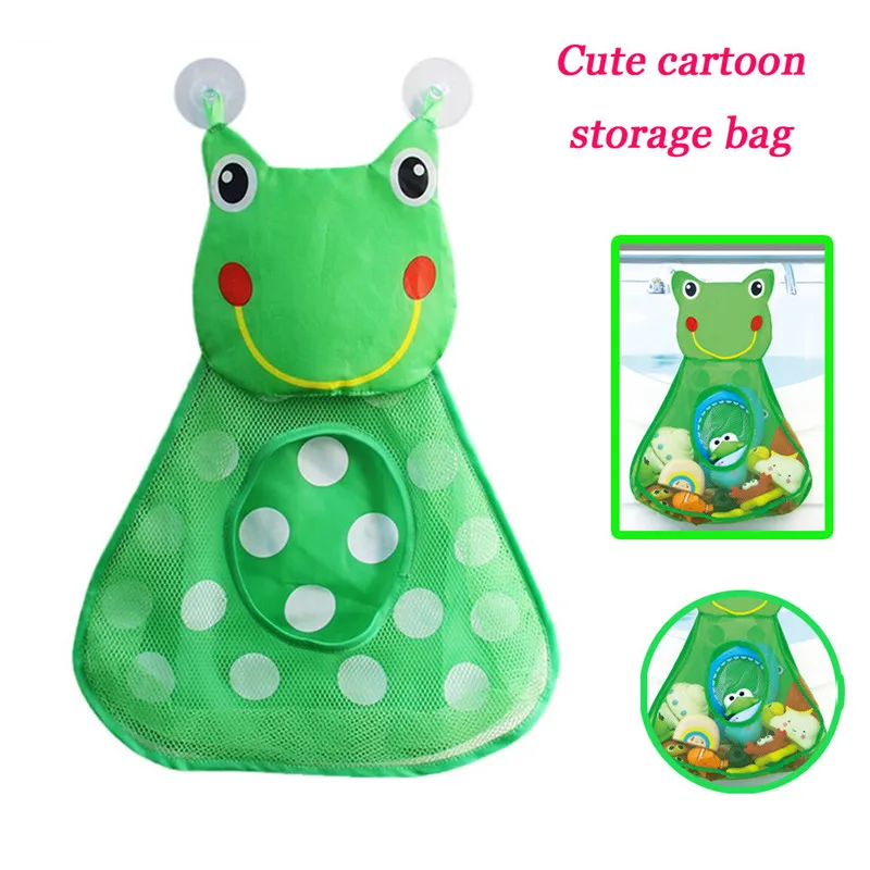 Baby Bathtub Bathing Water Toys Cartoon Mesh Storage Bag Bathroom Fun Bath Toys Organizer Bag for Children