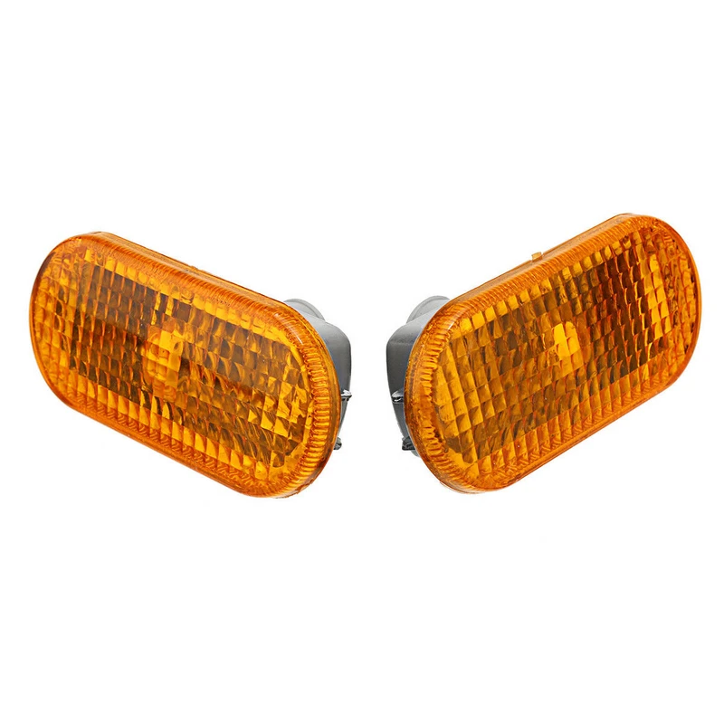 Car Signal Lamp 2pcs Amber Side Marker Lights For V-W G-olf J-etta MK4 1999-2005 for P-assat B5/B5.5 1997-2004 No Bulb