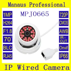 Металлический корпус 720 P купольная камера escam Peashooter QD520 CCTV IPC 3.6 мм объектив ИК ночного видения Крытый открытый водонепроницаемый J0665