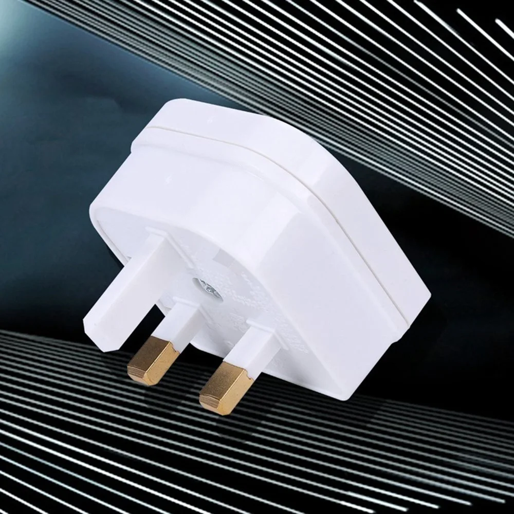 

European Euro Eu 2 Pin To Uk 3Pin Power Socket Travel Plug Adapter Converter international plug adapte pop socket plug adapter