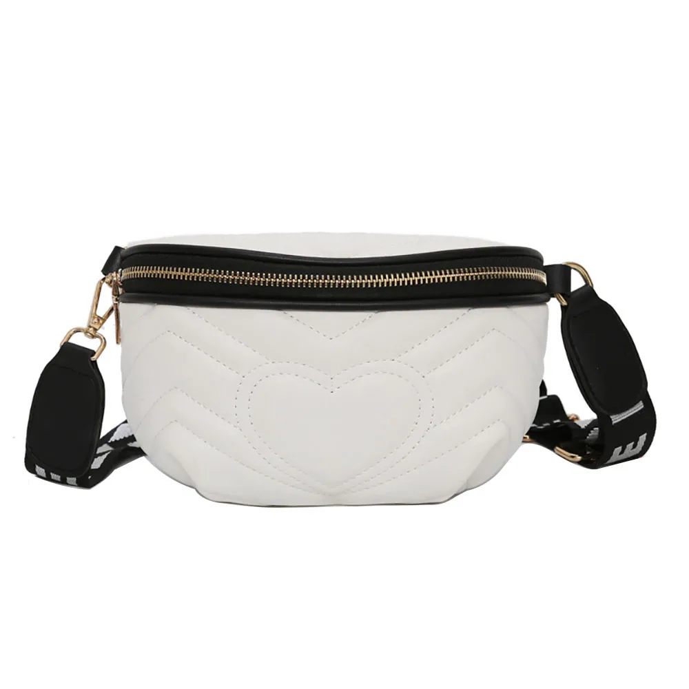2019 جديد أزياء المرأة الحب Crossbody حقيبة كتف جيب حقيبة أزياء البرية حقيبة صدر للرجال الخصر حزمة حزام الهاتف تشغيل أكياس