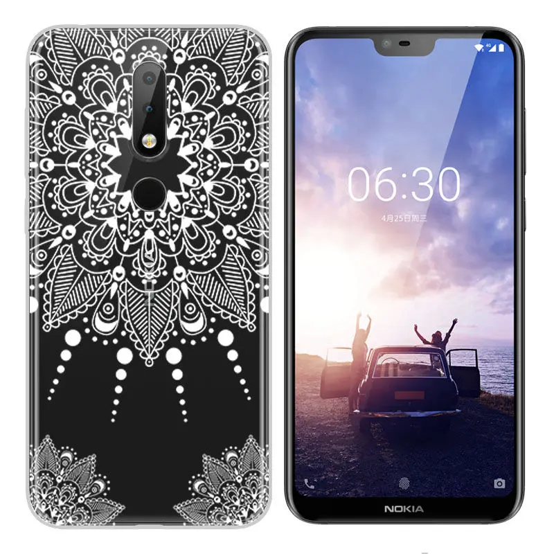 Arvin Silicone Fundas for Nokia X6 2018 Soft TPU Nokia 2 3 5 6 7 8 9 Cover Painted Phone Case for Nokia 3.1 6.1 Smart Back Cover (19)