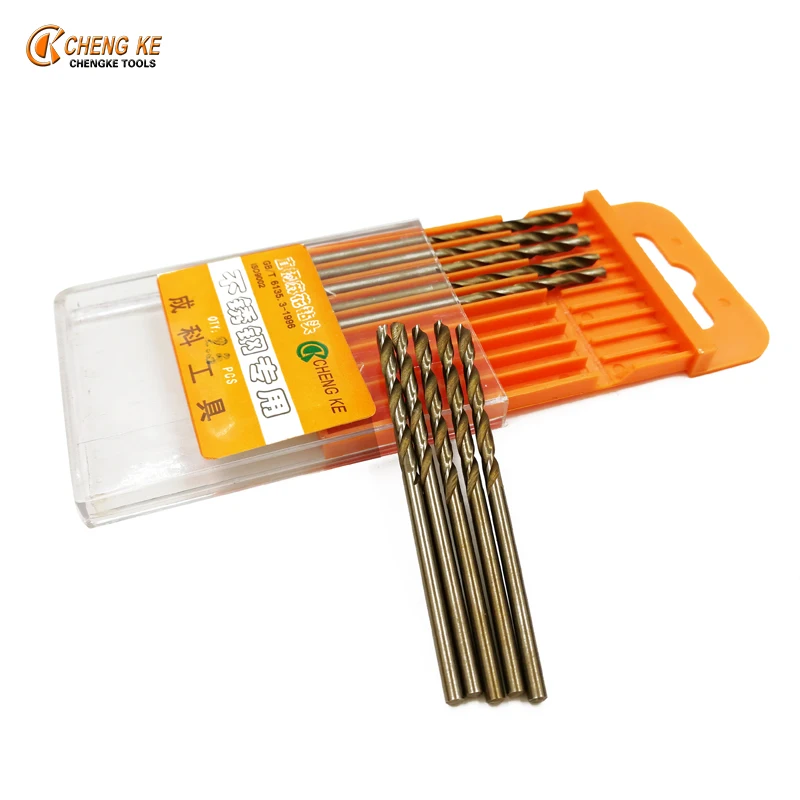 

CHENG KE 100Pcs/Set 2.5mm twist drill bit cobalt steel alloys metal drill bits professional wood drills brand power tool