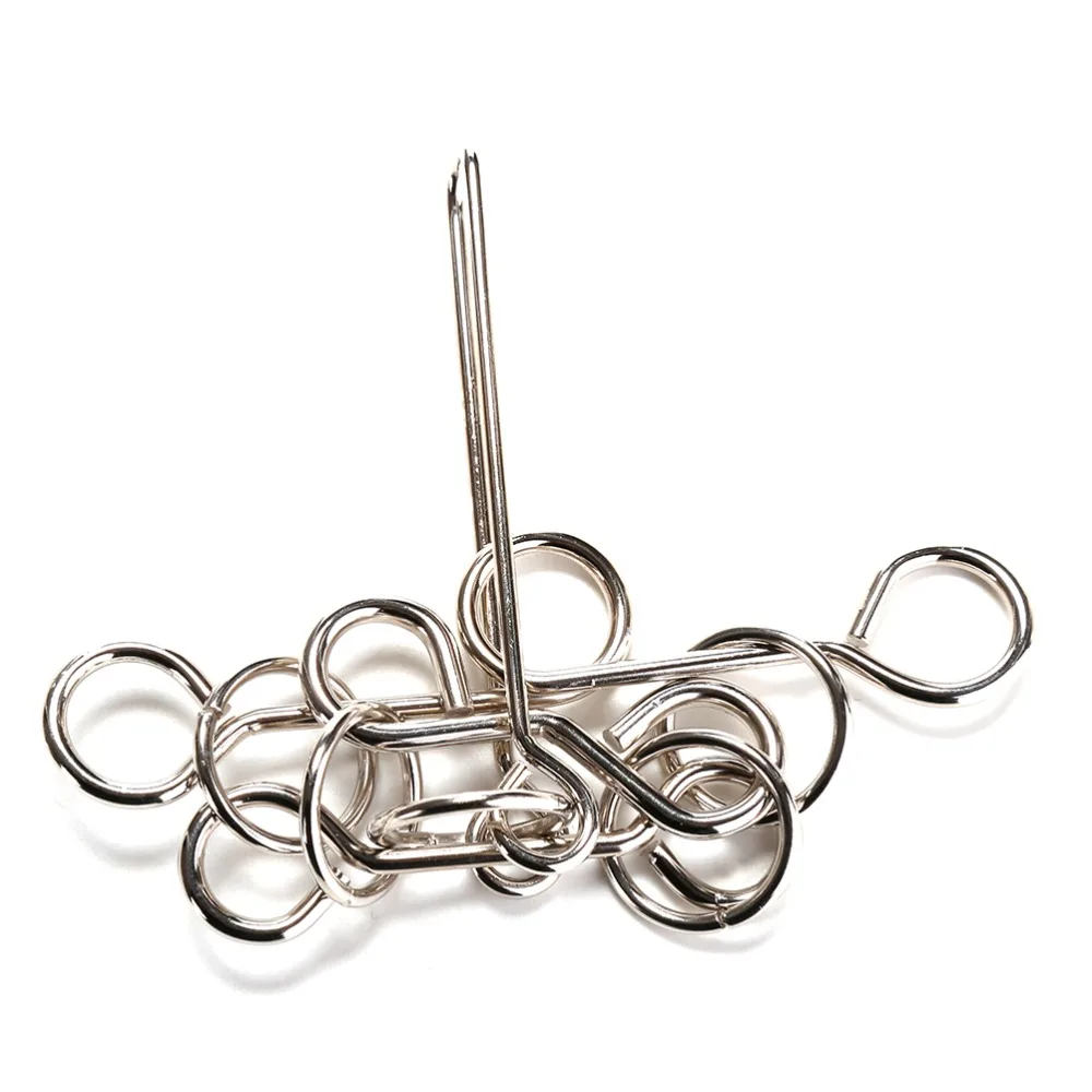 Волшебная Metal Ring Puzzle из металлического сплава развивающие игры интеллектуальная