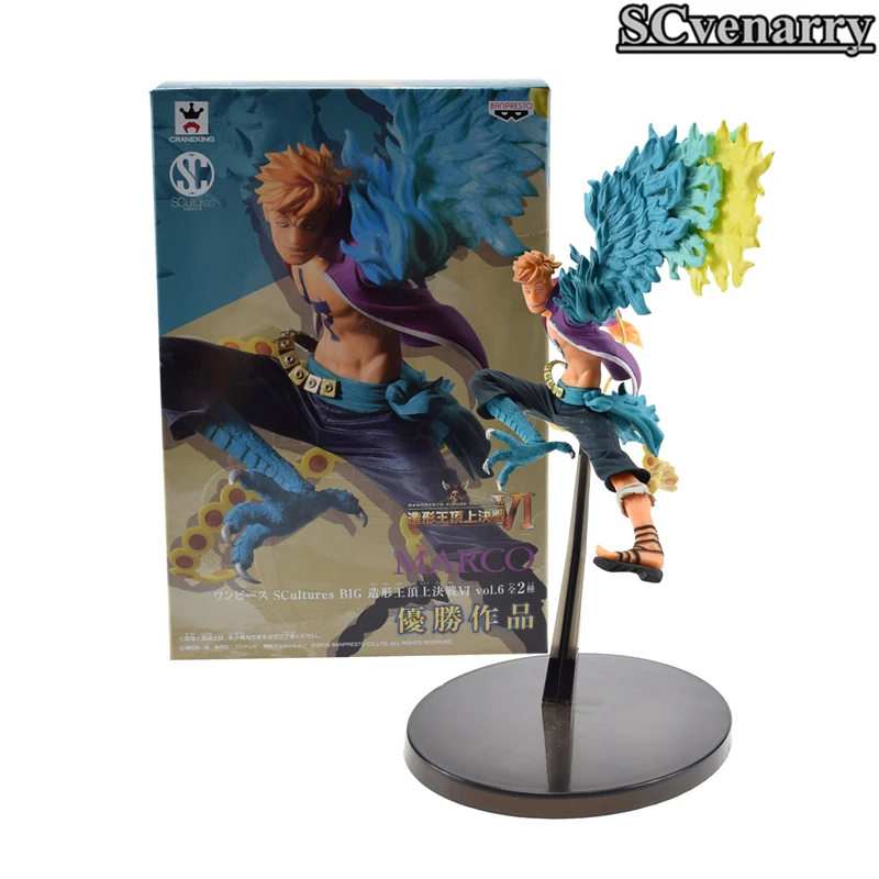 Аниме one piece Марко фигурка ПВХ коллекционная игрушка с оригинальной