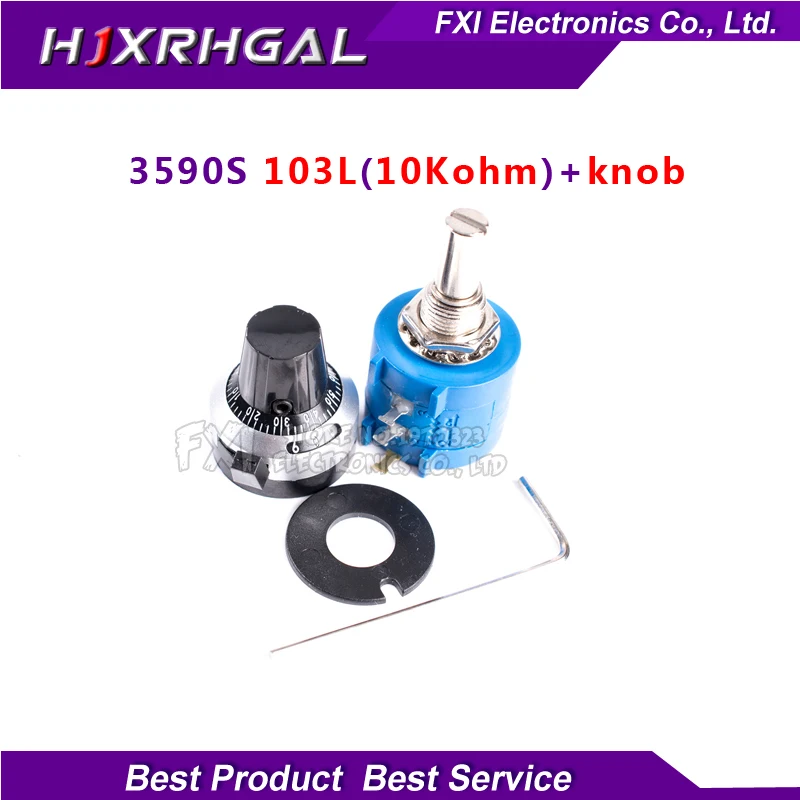 Brand New! 2PCS BOURNS 3590S-2-102L 1K OHM Potentiometer