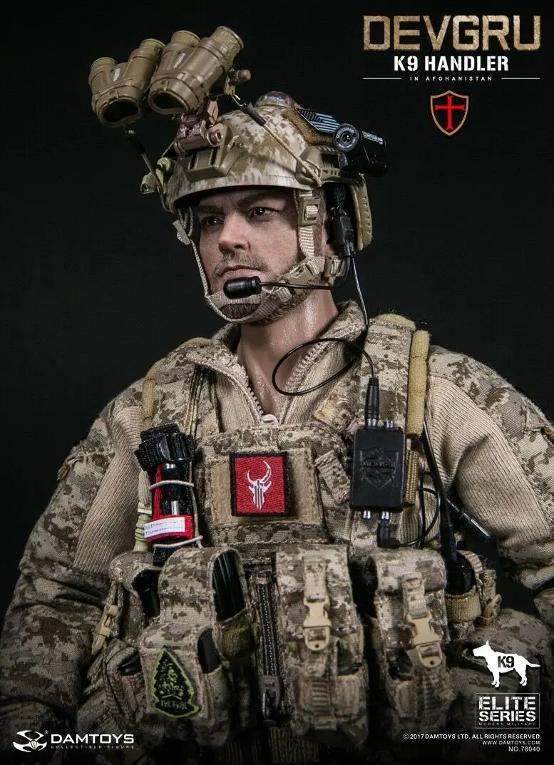 Плотина 78040 1/6 Miltary DEVGRU K9 обработчик коллекции фигурку для фанатов праздничный
