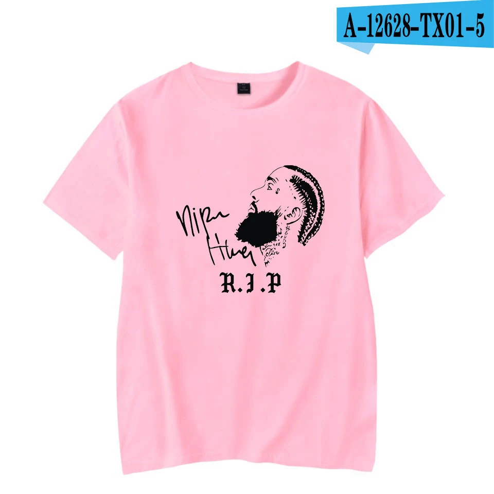 Aikooki Nipsey Hussle модная футболка для мальчиков и девочек, красивый Harajuku короткий рукав, футболка Nipsey Hussle, креативная уличная одежда - Цвет: black