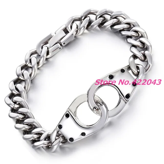 High Quality 19mm 316l Stainless Steel Handcuff Bracelet Fashion High Quality 19mm 316l Stainless Steel Handcuff Bracelet Fashion Sports Men S Bangle Casual Wrist