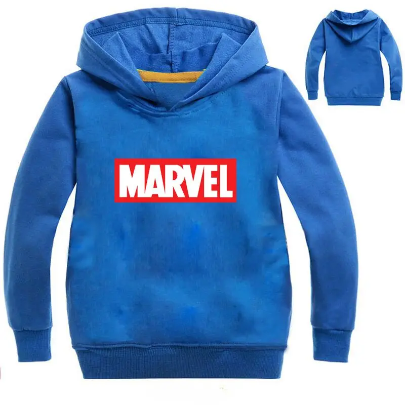 Кофты с капюшоном "Marvel", Свитера для детей модная детская одежда Кофты для малышей, пальто для девочек, детская одежда, рубашка для мальчиков, спортивная одежда