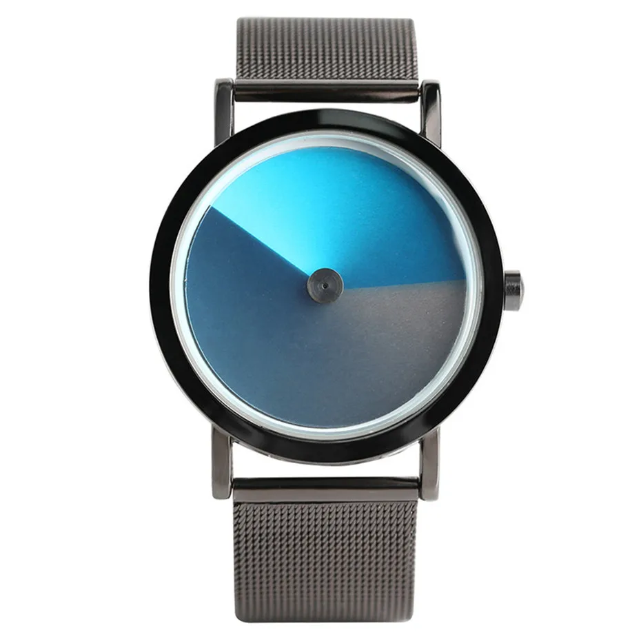 Business Creative Sport Stainless Steel Strap Analog Fashion Quartz WristWatch colorful Turntable Male Relogio Gift Bag (17)