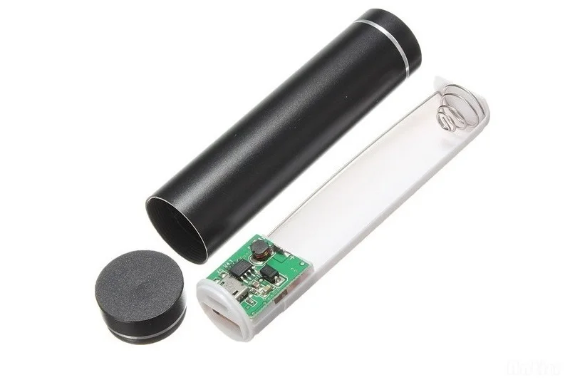 1 шт. металлический 5 в USB внешний аккумулятор чехол Комплект 1X18650 зарядное устройство коробка DIY для сотового телефона
