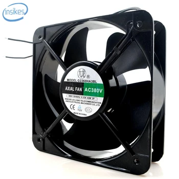 

G2260HA2BL Square Cooling Fan AC 220V 0.32A 42W 20060 20cm 200*200*60mm 2 Wires