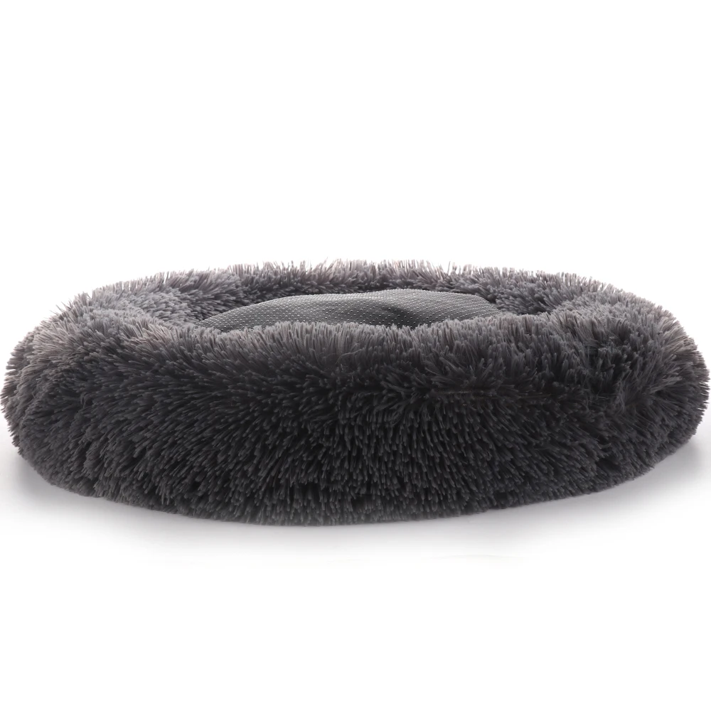 cheap Round Dog Bed Washable Pet Cat House Dog Breathable Lounger Sofa for Small Medium Dogs Super Soft Plush Pads Products for Dogs
