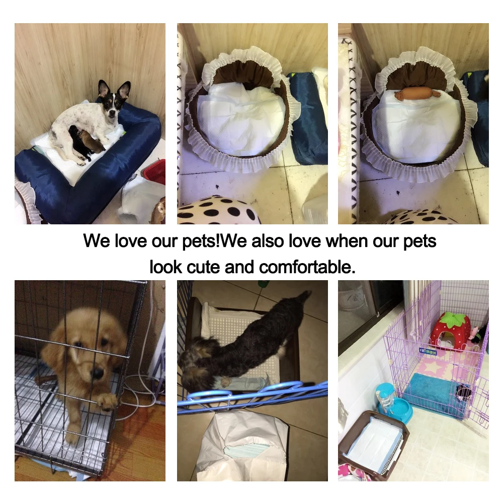 Pet одноразовые собачка Подгузники удобные физиологические санитарно пеленки